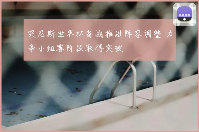 突尼斯世界杯备战推进阵容调整 力争小组赛阶段取得突破